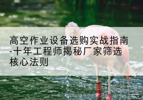 武侯剪叉式升降机厂家-高空作业设备选购实战指南-十年工程师揭秘厂家筛选核心法则